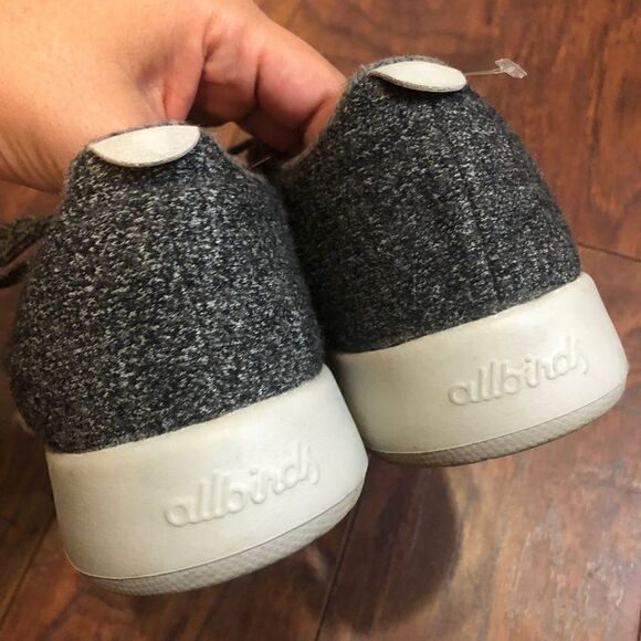 Allbirds gray athletic training walking shoes sneakers womens 8 - Picture 3 of 6